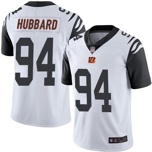 Cincinnati Bengals Limited White Men Sam Hubbard Jersey NFL Footballl 94 Rush Vapor Untouchable